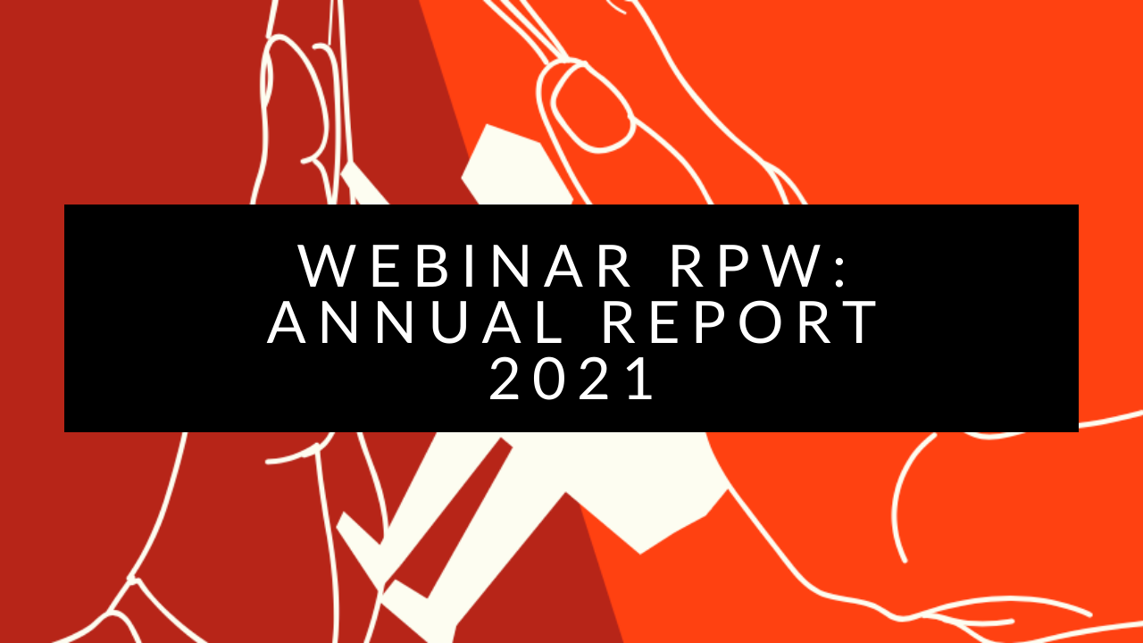 Webinar: RPW launch event annual report 2021
